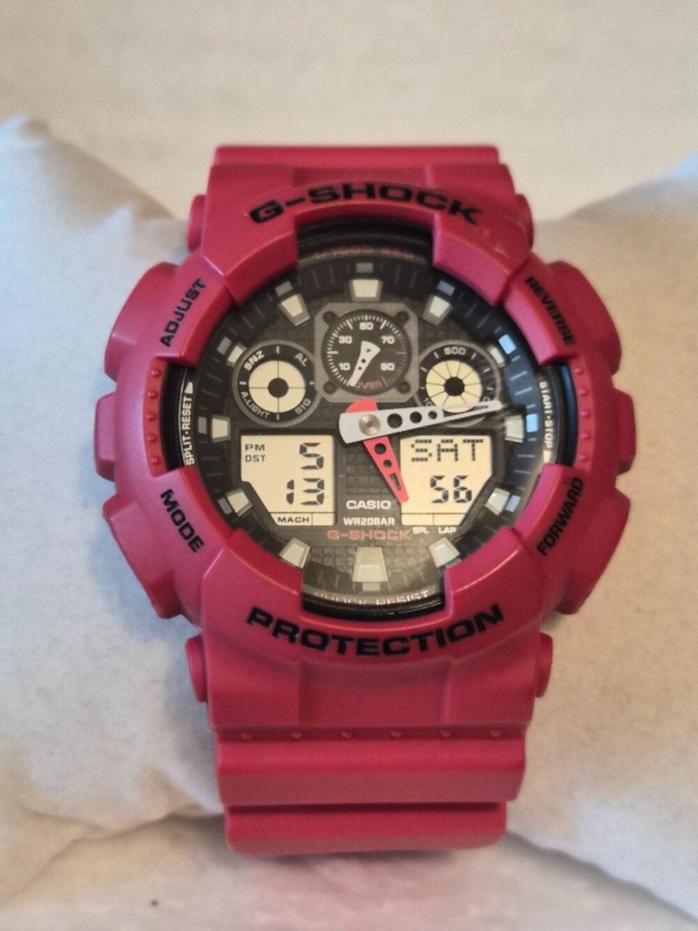 Casio G Shock NWOT condition Matte red